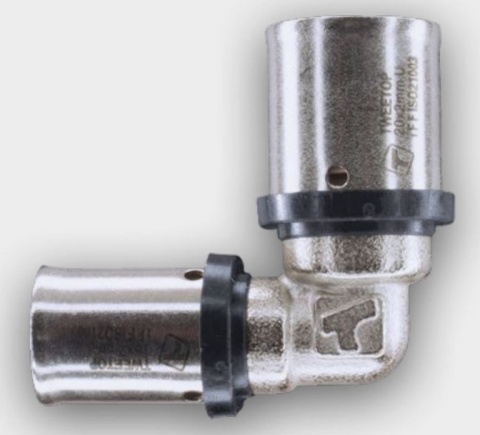 KOLANO 90° ZAPRASOWYWANE REDUKCYJNE 25 x 20 TWEETOP