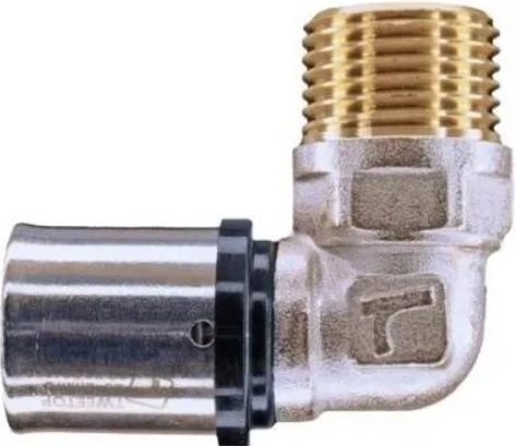 KOLANO 90° ZAPRASOWYWANO - WKRĘTNE 20 x 3/4" GZ TWEETOP