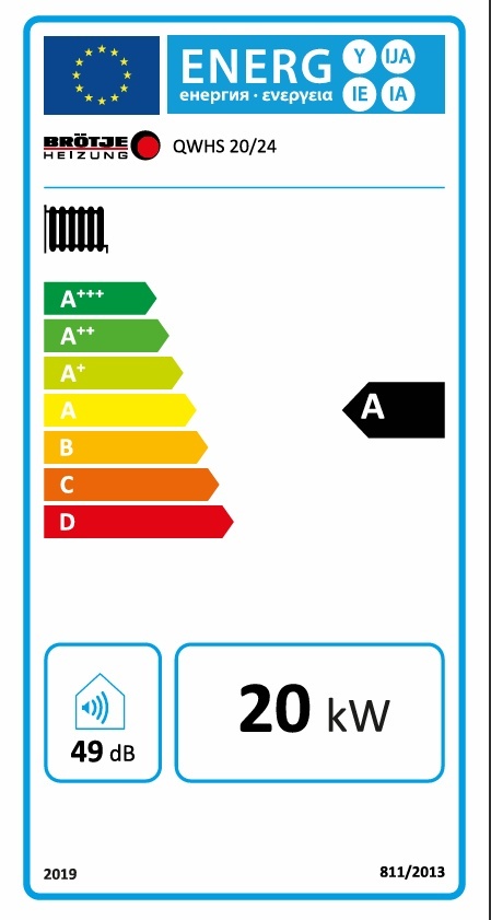 Kocioł gazowy kondensacyjny jednofunkcyjny Brotje QWHS 20-24KW