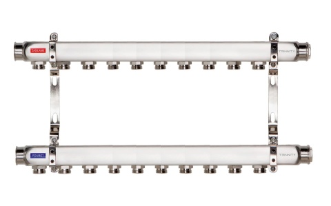 ROZDZIELACZ INOX K2 10 SEKCJI OBWODÓW Z NYPLAMI TRINNITY  