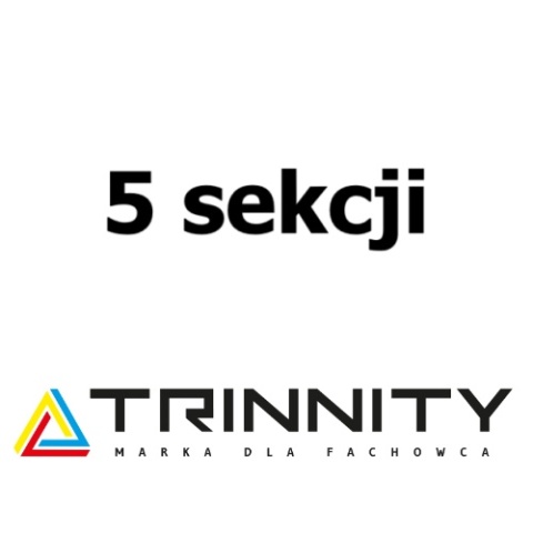 ROZDZIELACZ INOX K2 5 SEKCJI OBWODÓW Z NYPLAMI TRINNITY  