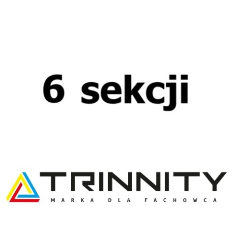 ROZDZIELACZ INOX K2 6 SEKCJI OBWODÓW Z NYPLAMI TRINNITY  