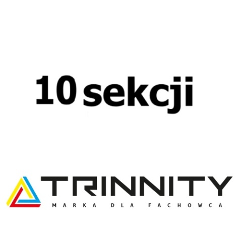 ROZDZIELACZ INOX K2 10 SEKCJI OBWODÓW Z NYPLAMI TRINNITY  