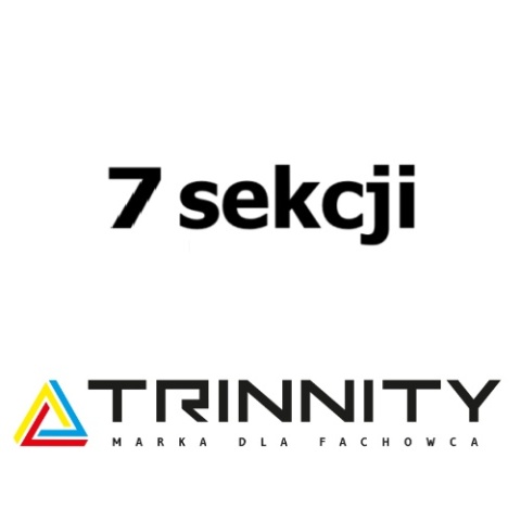 ROZDZIELACZ INOX K40 7 SEKCJI OBWODÓW Z ZAWORAMI TERMOSTATYCZNYMI TRINNITY  