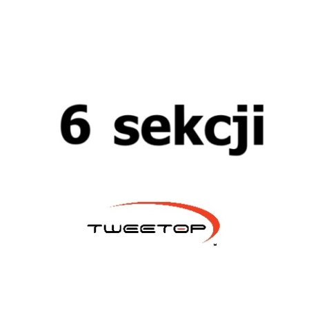 ROZDZIELACZ DO PODŁOGÓWKI OPTIUM 6 OBWODÓW Z ROTAMETRAMI I ZAWORAMI TWEETOP