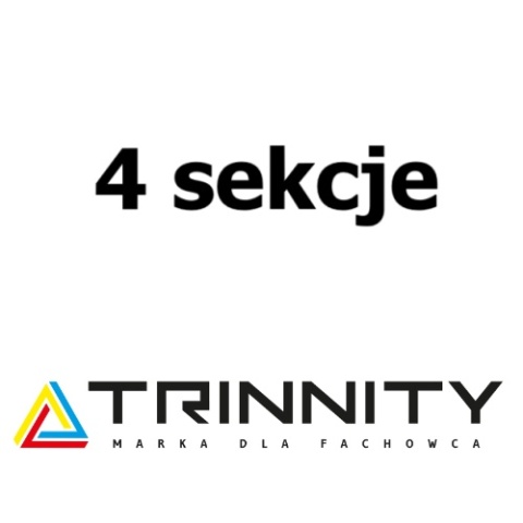 ROZDZIELACZ STALOWY TRSN 4 SEKCJE OBWODY Z NYPLAMI TRINNITY  