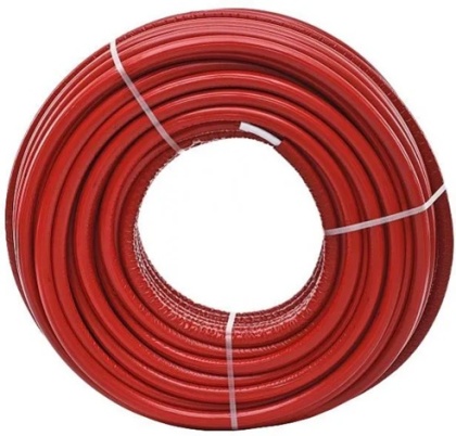 RURA WIELOWARSTWOWA CZERWONA W IZOLACJI 9mm   16x2.0 100mb TWEETOP PEX PERT/AL/PERT