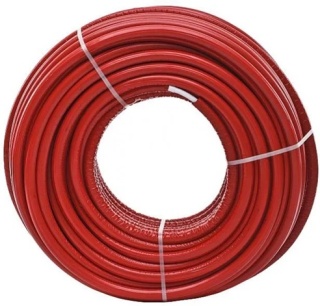 RURA WIELOWARSTWOWA CZERWONA W IZOLACJI 9mm 32x3.0 25mb TWEETOP PEX PERT/AL/PERT