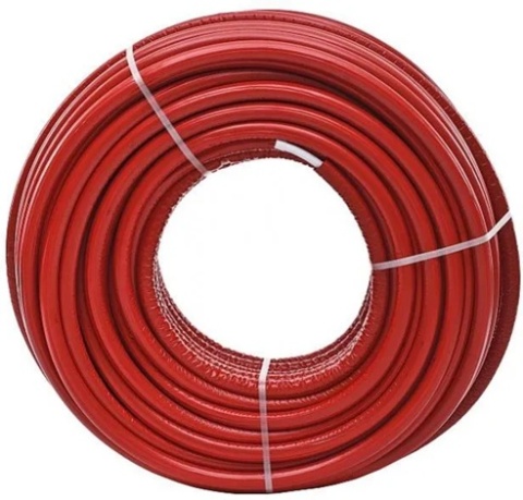 RURA WIELOWARSTWOWA CZERWONA W IZOLACJI 9mm 25x2.5 50mb TWEETOP PEX PERT/AL/PERT