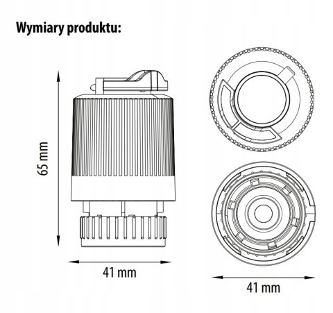 SIŁOWNIK TERMOELEKTRYCZNY 230V M30x1,5 TRINNITY TRGOPAETRE30NC