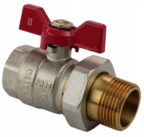 Zawór kulowy Perfekt 1'' Półśrubunek motylek Perfexim PHA-005