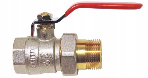 Zawór kulowy Perfekt 1'' półśrubunek rączka Perfexim PHA-005/R