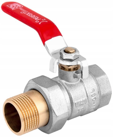 Zawór kulowy Perfekt 1'' półśrubunek rączka Perfexim PHA-005/R