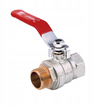 Zawór kulowy Perfekt WZ 1/2'' rączka Perfexim PHA 003