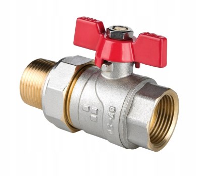 Zawór kulowy Valvex 3/4'' 1453610 półśrubunek motylek